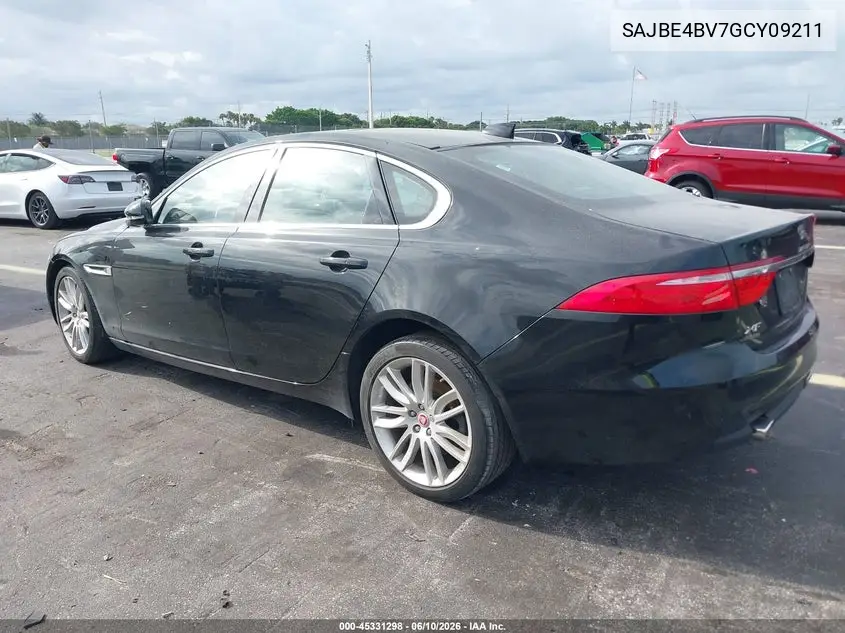 2016 Jaguar Xf 35T Prestige VIN: SAJBE4BV7GCY09211 Lot: 45331298