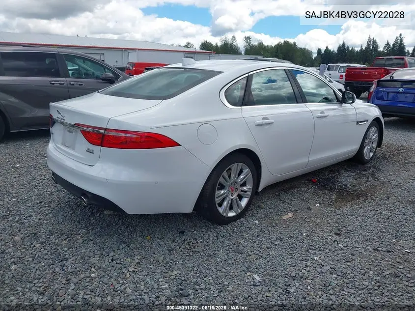 2016 Jaguar Xf 35T Prestige VIN: SAJBK4BV3GCY22028 Lot: 45391322