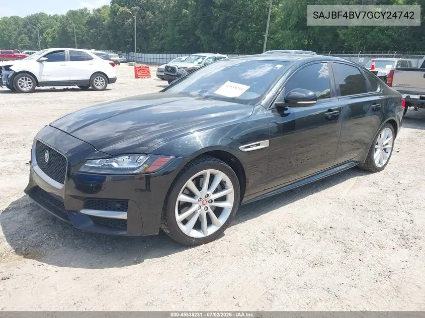 2016 Jaguar Xf 35T R-Sport VIN: SAJBF4BV7GCY24742 Lot: 45538231