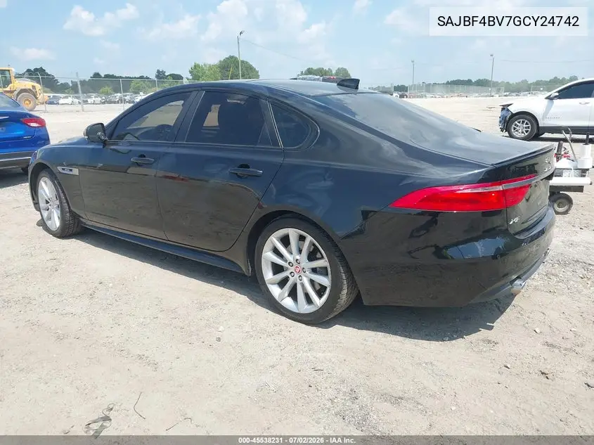 2016 Jaguar Xf 35T R-Sport VIN: SAJBF4BV7GCY24742 Lot: 45538231