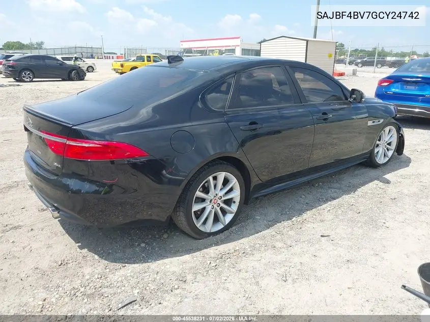 2016 Jaguar Xf 35T R-Sport VIN: SAJBF4BV7GCY24742 Lot: 45538231