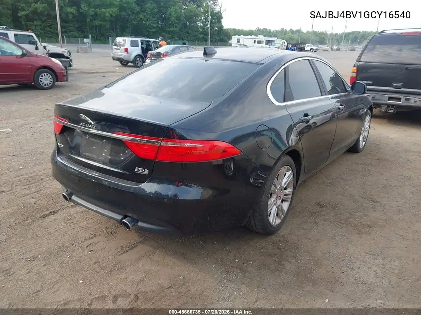 2016 Jaguar Xf 35T Premium VIN: SAJBJ4BV1GCY16540 Lot: 45666735