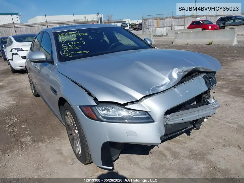 2017 Jaguar Xf S VIN: SAJBM4BV9HCY35023 Lot: 12619300
