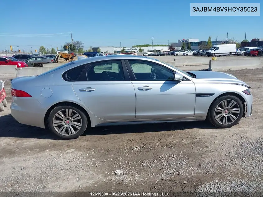 2017 Jaguar Xf S VIN: SAJBM4BV9HCY35023 Lot: 12619300