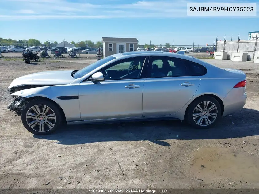 2017 Jaguar Xf S VIN: SAJBM4BV9HCY35023 Lot: 12619300