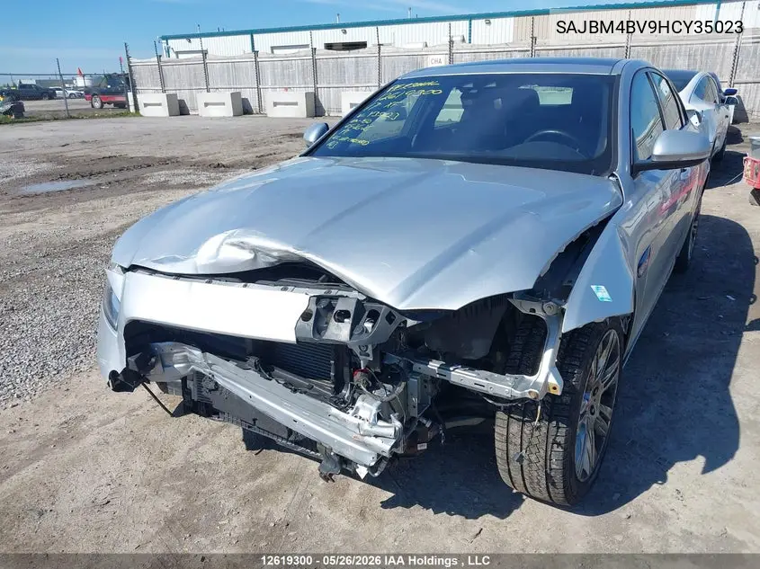 2017 Jaguar Xf S VIN: SAJBM4BV9HCY35023 Lot: 12619300