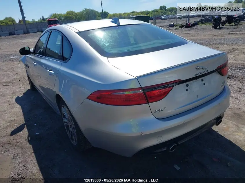 2017 Jaguar Xf S VIN: SAJBM4BV9HCY35023 Lot: 12619300
