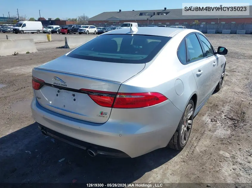 2017 Jaguar Xf S VIN: SAJBM4BV9HCY35023 Lot: 12619300