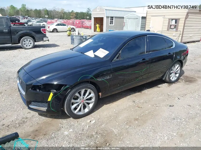 2017 Jaguar Xf 20D Premium VIN: SAJBD4BN7HCY32749 Lot: 44731103