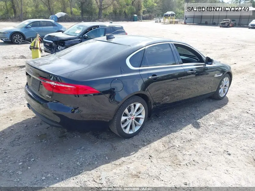 2017 Jaguar Xf 20D Premium VIN: SAJBD4BN7HCY32749 Lot: 44731103