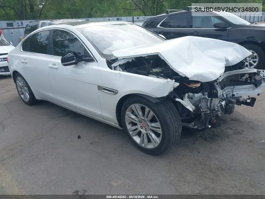 2017 Jaguar Xf 35T Premium VIN: SAJBD4BV2HCY34800 Lot: 45145282
