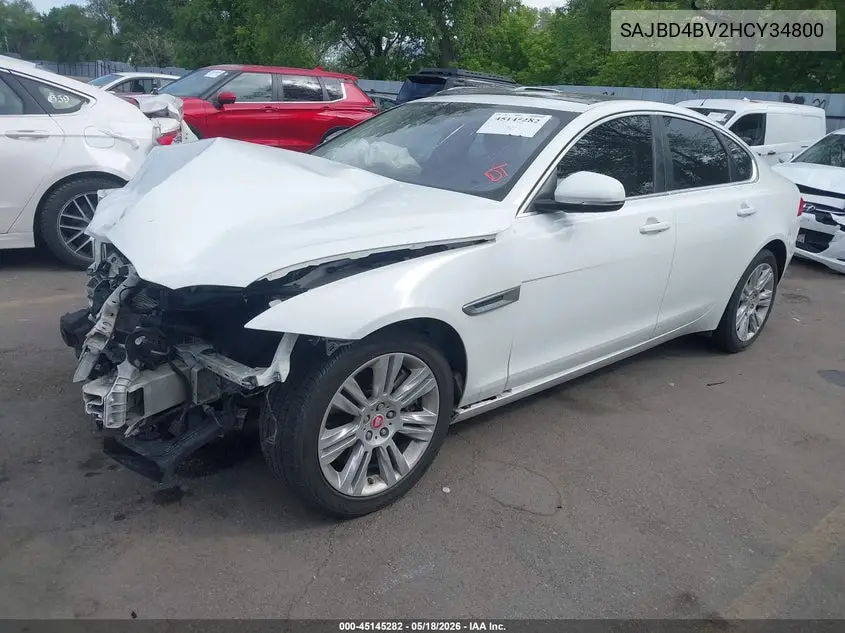 2017 Jaguar Xf 35T Premium VIN: SAJBD4BV2HCY34800 Lot: 45145282