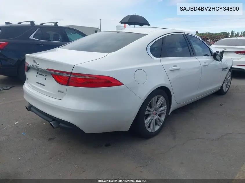 2017 Jaguar Xf 35T Premium VIN: SAJBD4BV2HCY34800 Lot: 45145282