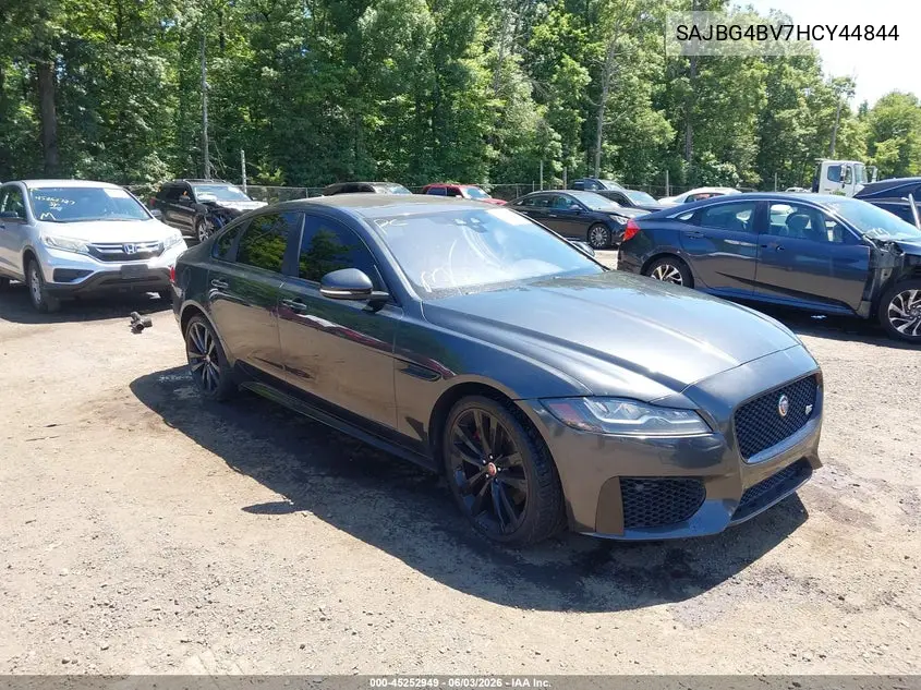 2017 Jaguar Xf S VIN: SAJBG4BV7HCY44844 Lot: 45252949