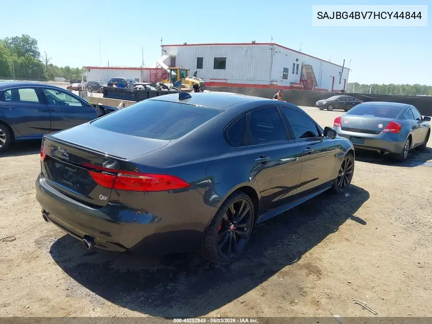2017 Jaguar Xf S VIN: SAJBG4BV7HCY44844 Lot: 45252949