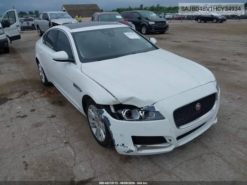 2017 Jaguar Xf 35T Premium VIN: SAJBD4BV1HCY34934 Lot: 45315113