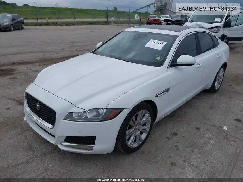 2017 Jaguar Xf 35T Premium VIN: SAJBD4BV1HCY34934 Lot: 45315113