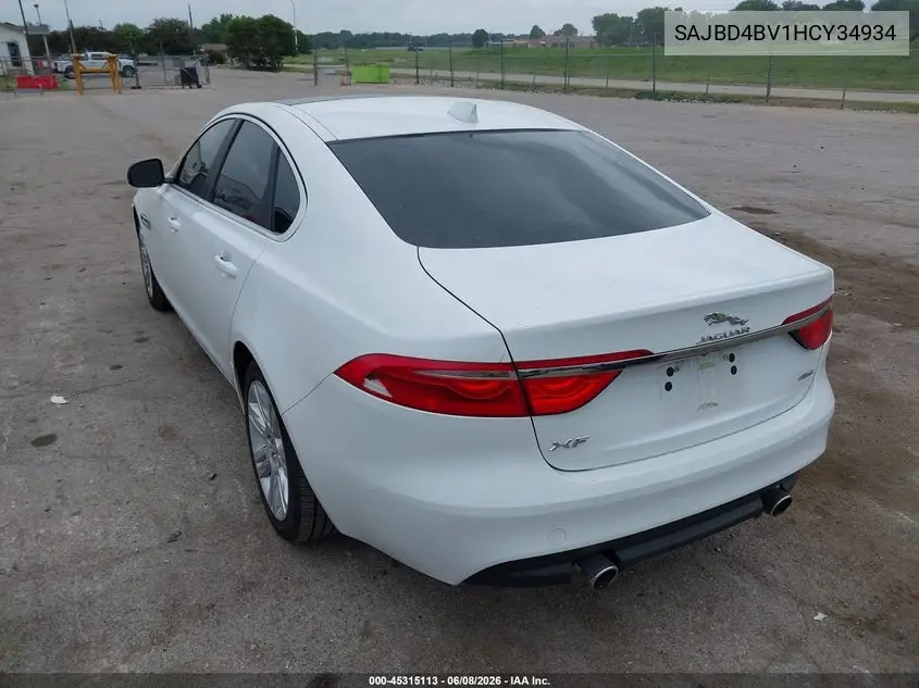 2017 Jaguar Xf 35T Premium VIN: SAJBD4BV1HCY34934 Lot: 45315113