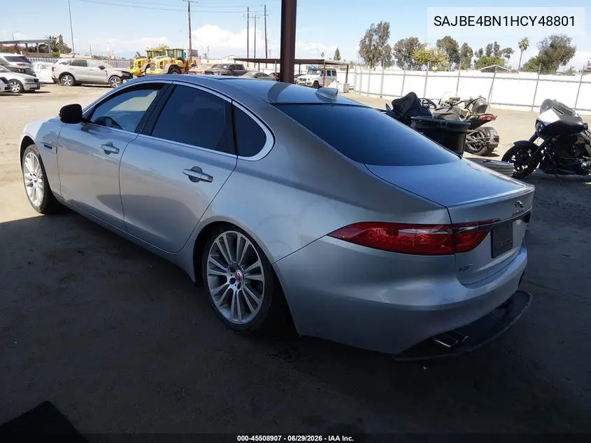 2017 Jaguar Xf 20D Prestige VIN: SAJBE4BN1HCY48801 Lot: 45508907
