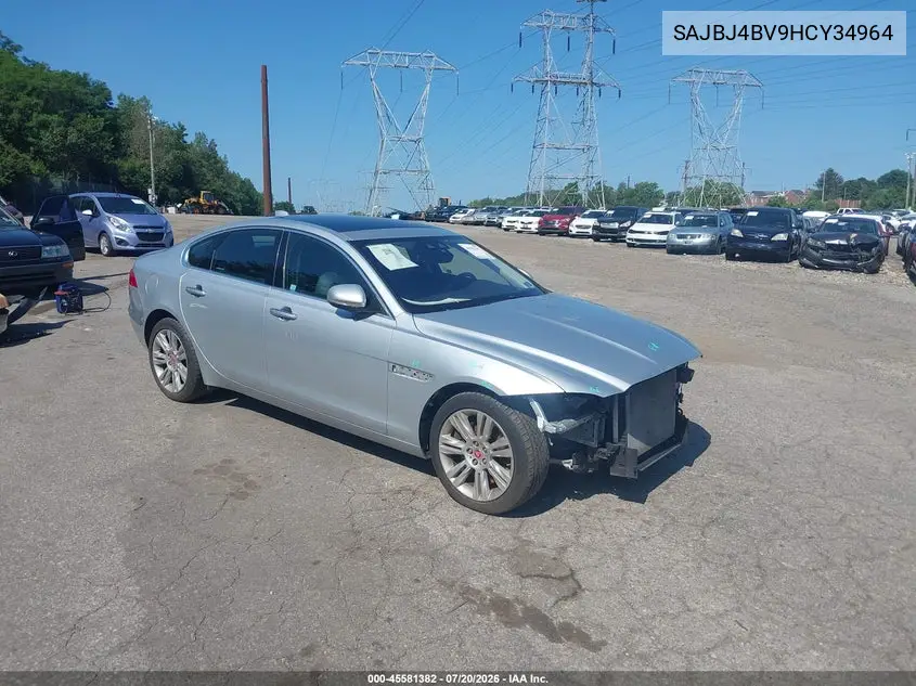 2017 Jaguar Xf 35T Premium VIN: SAJBJ4BV9HCY34964 Lot: 45581382