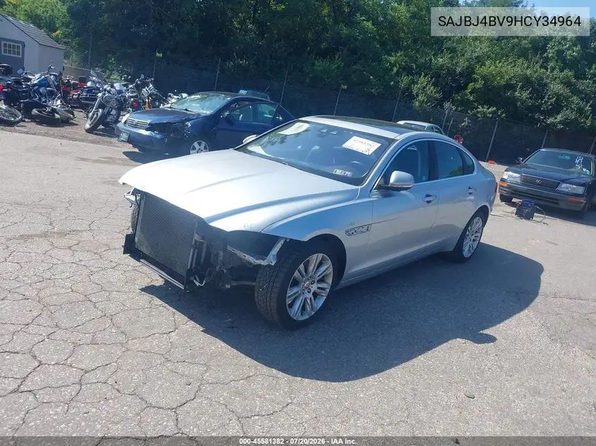 2017 Jaguar Xf 35T Premium VIN: SAJBJ4BV9HCY34964 Lot: 45581382