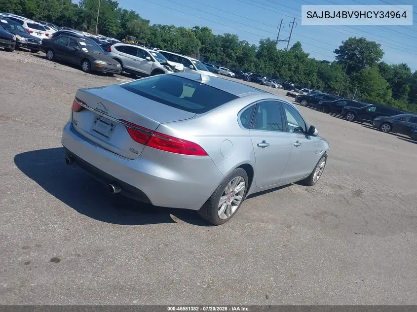 2017 Jaguar Xf 35T Premium VIN: SAJBJ4BV9HCY34964 Lot: 45581382