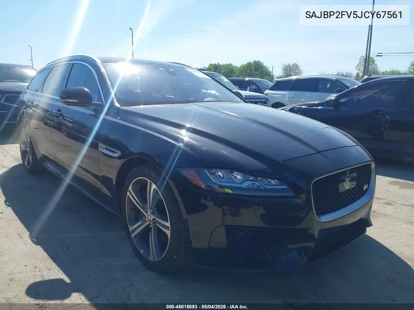 2018 Jaguar Xf S First Edition VIN: SAJBP2FV5JCY67561 Lot: 45018093