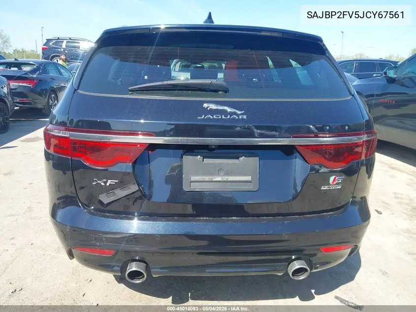 2018 Jaguar Xf S First Edition VIN: SAJBP2FV5JCY67561 Lot: 45018093