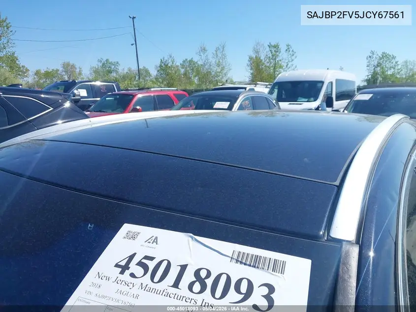2018 Jaguar Xf S First Edition VIN: SAJBP2FV5JCY67561 Lot: 45018093