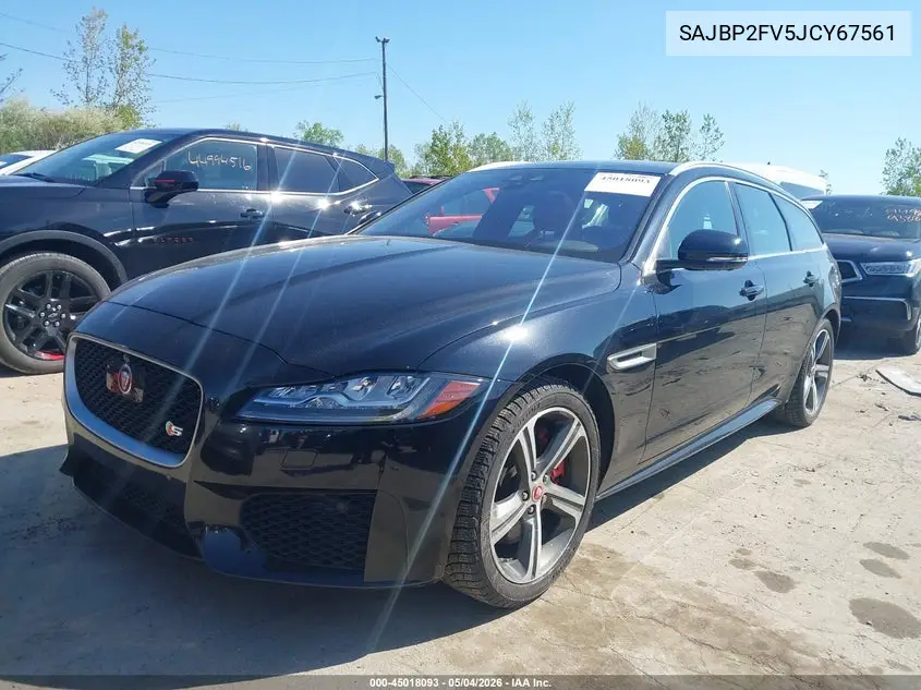 2018 Jaguar Xf S First Edition VIN: SAJBP2FV5JCY67561 Lot: 45018093