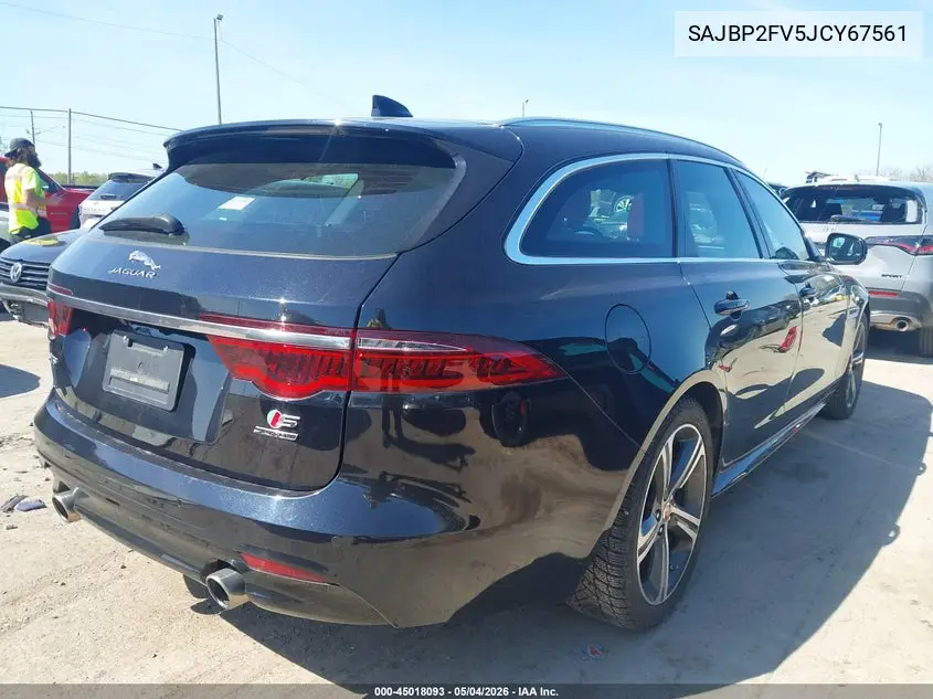 2018 Jaguar Xf S First Edition VIN: SAJBP2FV5JCY67561 Lot: 45018093