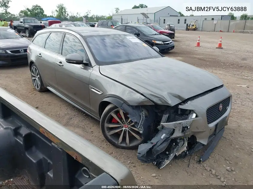 2018 Jaguar Xf S VIN: SAJBM2FV5JCY63888 Lot: 45262888