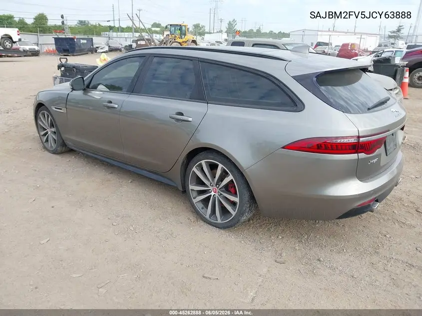 2018 Jaguar Xf S VIN: SAJBM2FV5JCY63888 Lot: 45262888