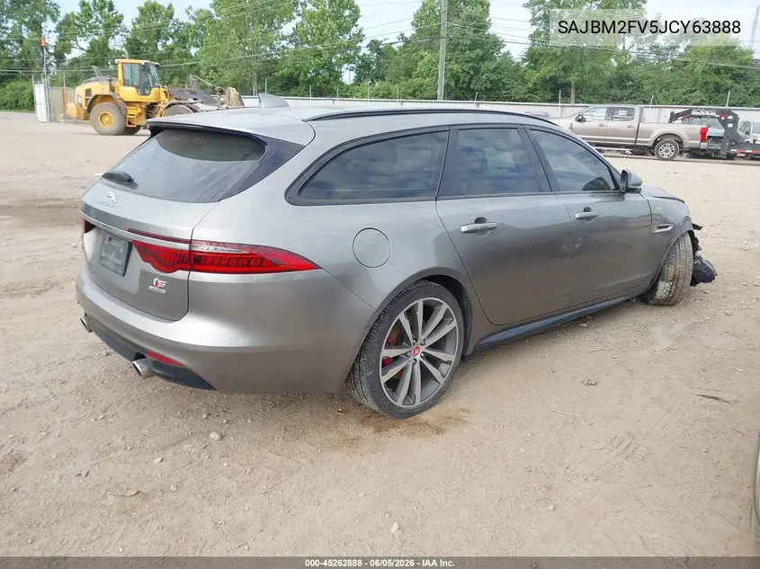 2018 Jaguar Xf S VIN: SAJBM2FV5JCY63888 Lot: 45262888