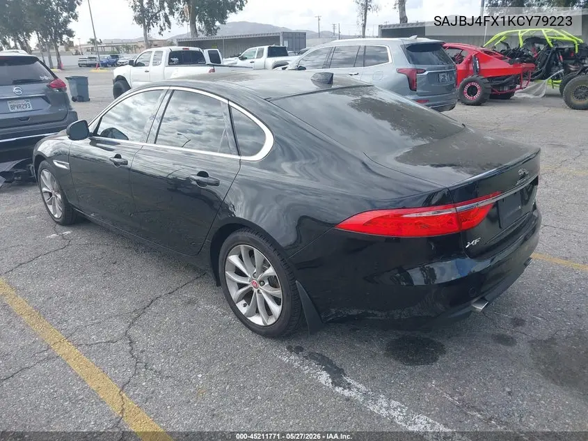 2019 Jaguar Xf 25T Premium VIN: SAJBJ4FX1KCY79223 Lot: 45211771