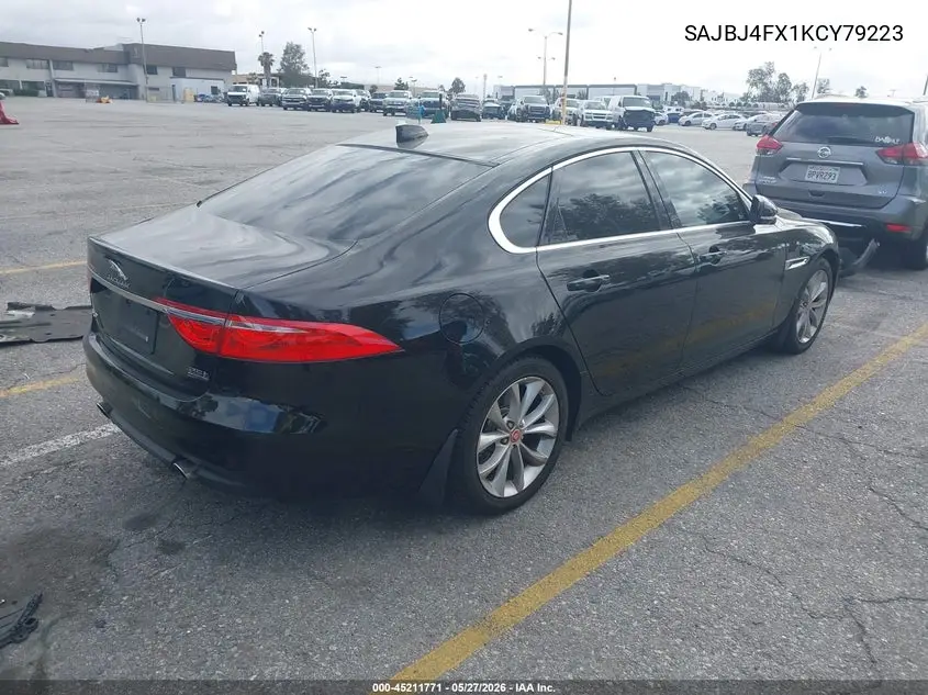 2019 Jaguar Xf 25T Premium VIN: SAJBJ4FX1KCY79223 Lot: 45211771