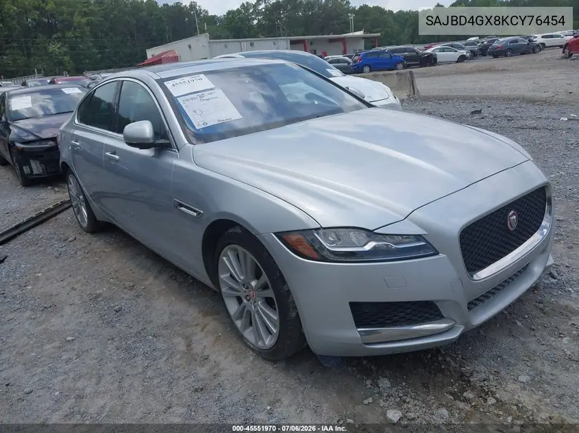 2019 Jaguar Xf 30T Premium VIN: SAJBD4GX8KCY76454 Lot: 45551970