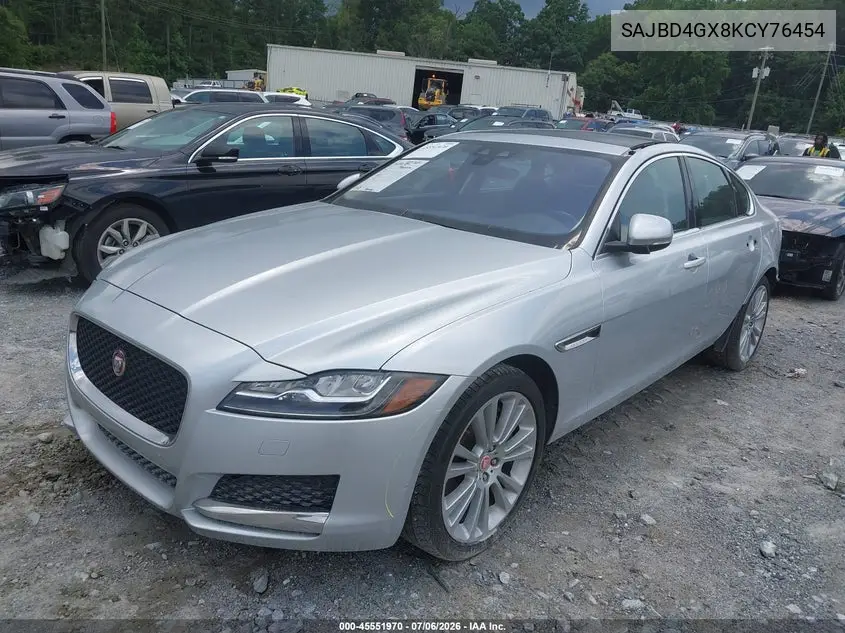 2019 Jaguar Xf 30T Premium VIN: SAJBD4GX8KCY76454 Lot: 45551970