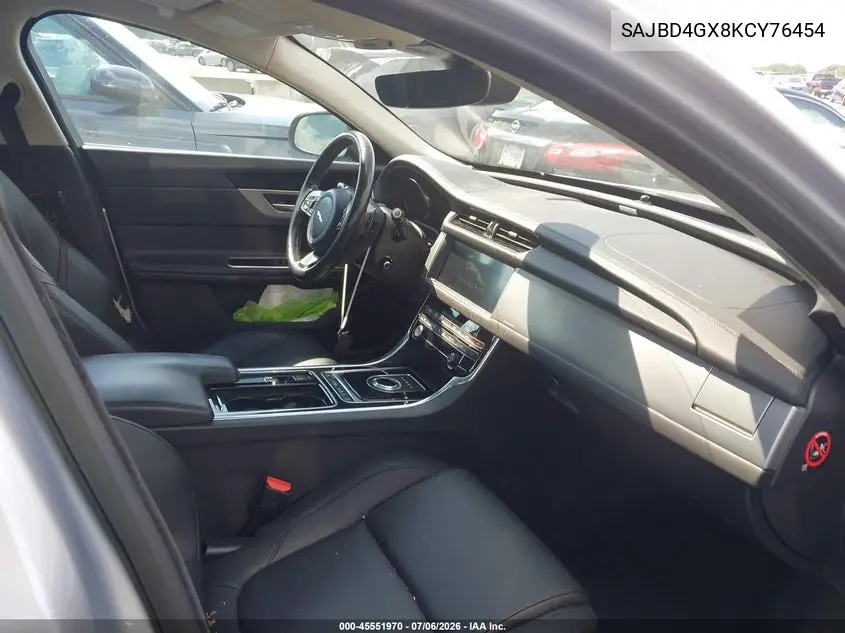 2019 Jaguar Xf 30T Premium VIN: SAJBD4GX8KCY76454 Lot: 45551970