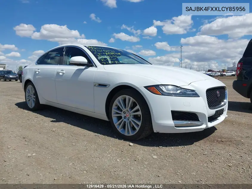 2020 Jaguar Xf Prestige VIN: SAJBK4FXXLCY85956 Lot: 12616429