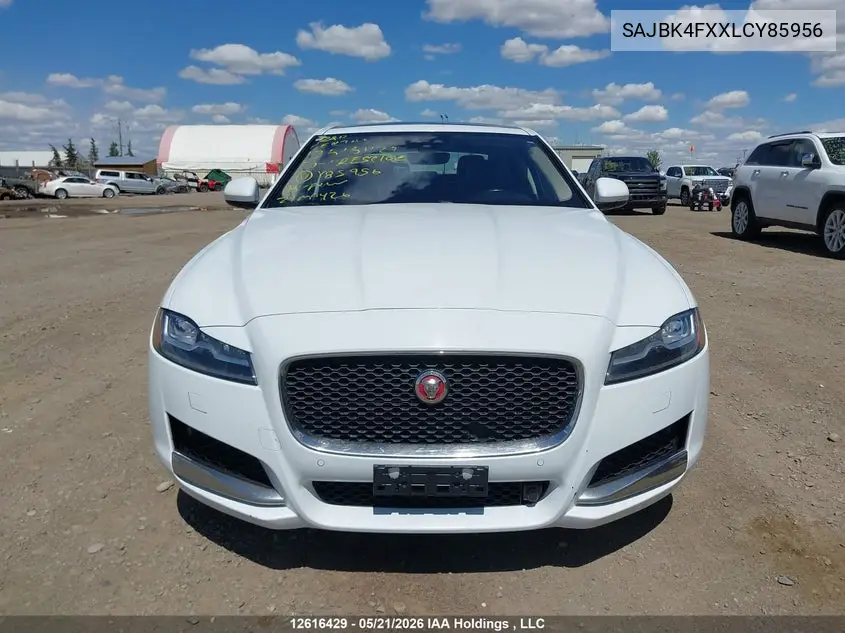 2020 Jaguar Xf Prestige VIN: SAJBK4FXXLCY85956 Lot: 12616429