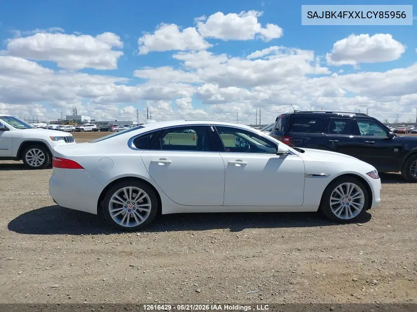 2020 Jaguar Xf Prestige VIN: SAJBK4FXXLCY85956 Lot: 12616429