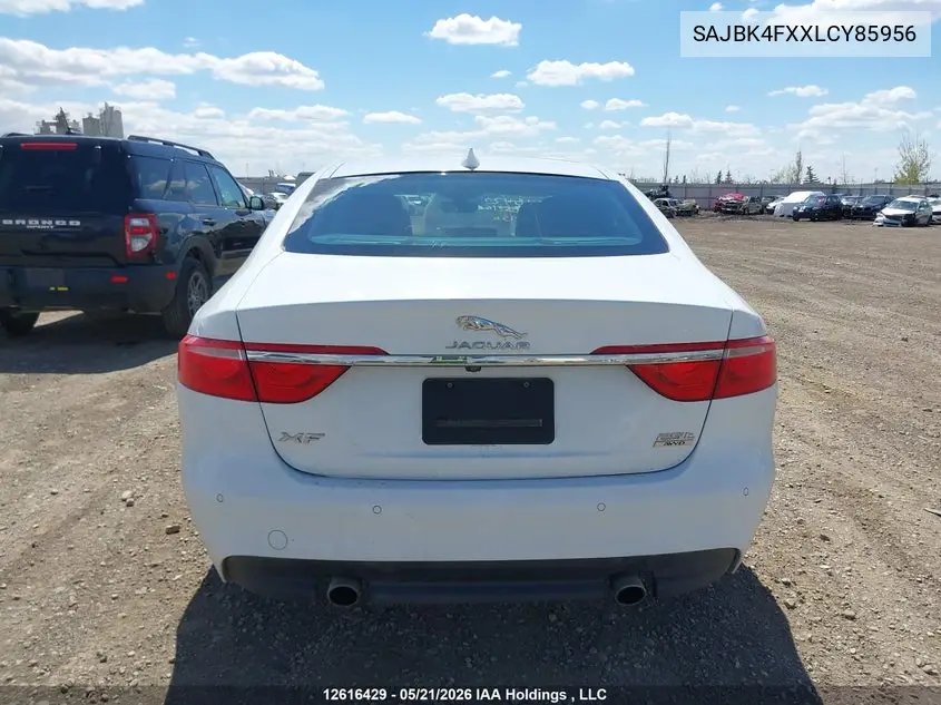 2020 Jaguar Xf Prestige VIN: SAJBK4FXXLCY85956 Lot: 12616429