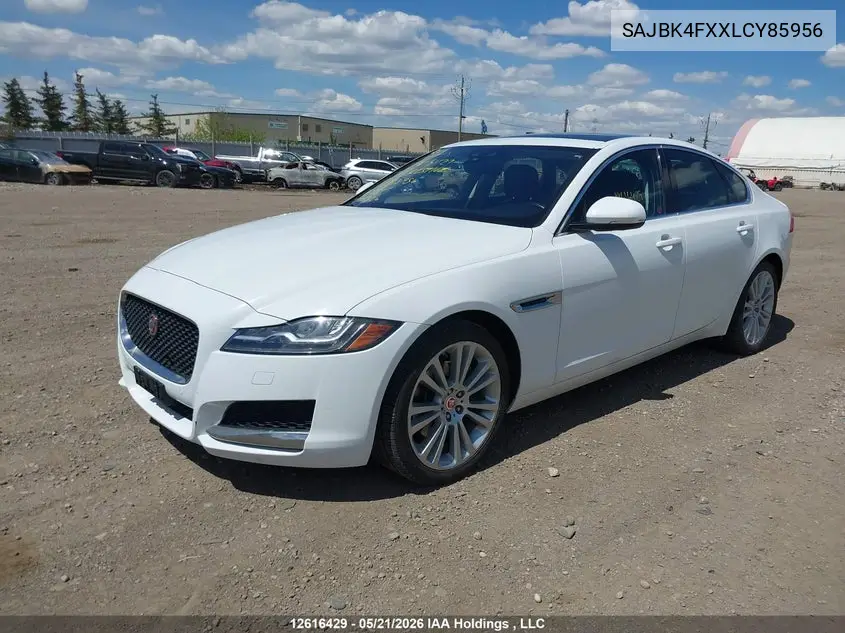 2020 Jaguar Xf Prestige VIN: SAJBK4FXXLCY85956 Lot: 12616429