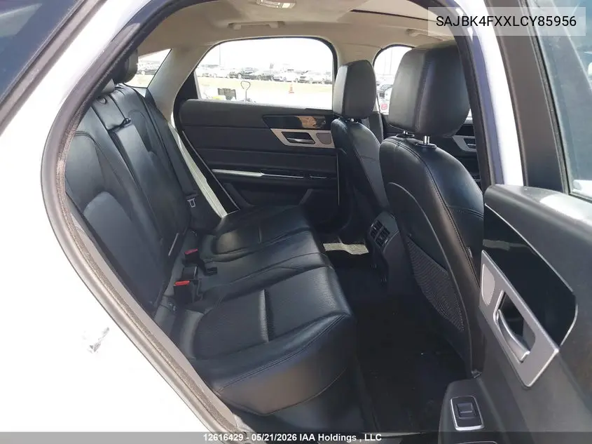 2020 Jaguar Xf Prestige VIN: SAJBK4FXXLCY85956 Lot: 12616429