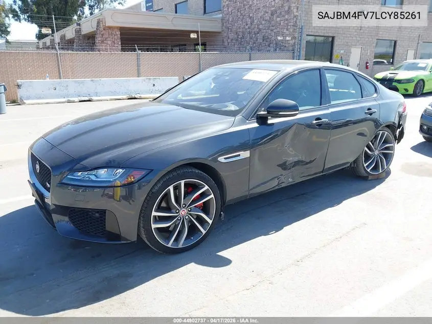 2020 Jaguar Xf S Awd Automatic VIN: SAJBM4FV7LCY85261 Lot: 44902737