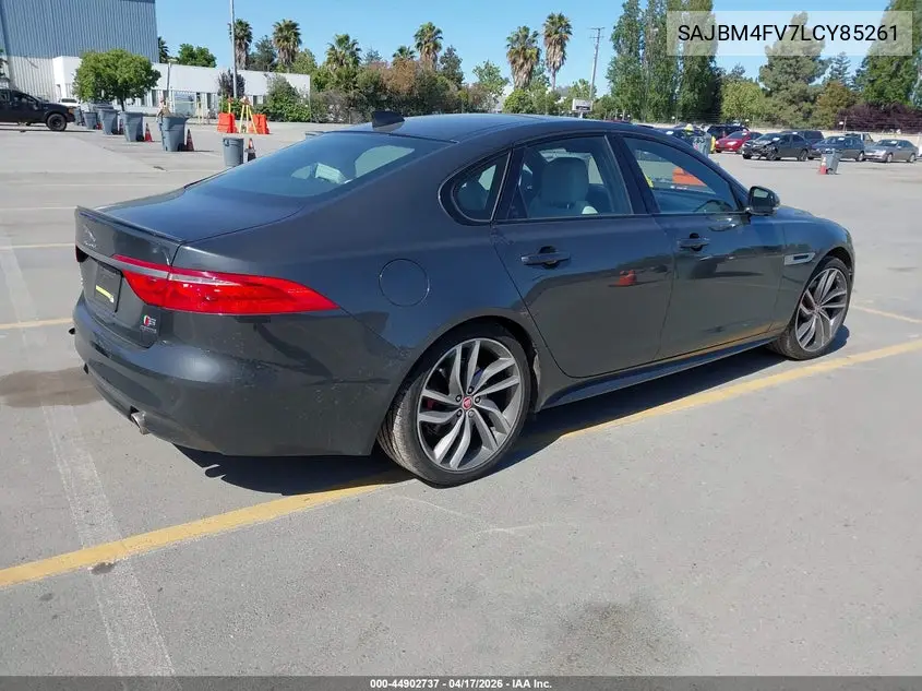 2020 Jaguar Xf S Awd Automatic VIN: SAJBM4FV7LCY85261 Lot: 44902737
