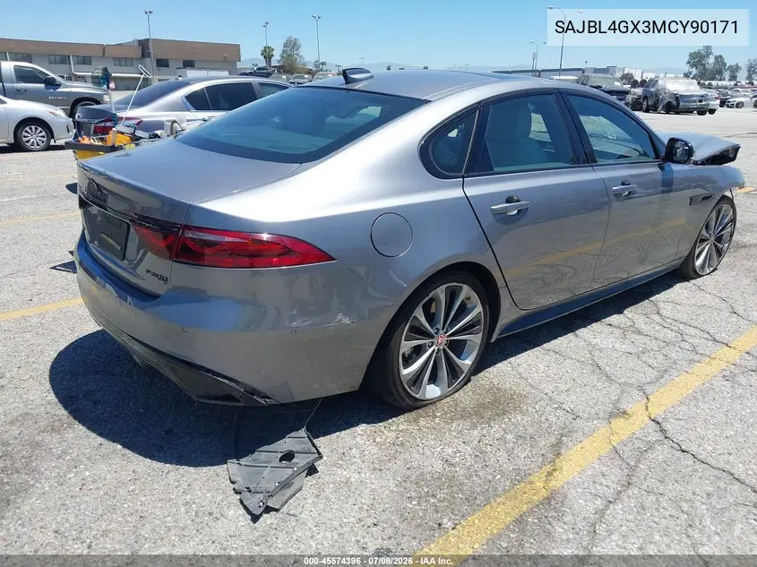 2021 Jaguar Xf R-Dynamic Se P300 Awd Automatic VIN: SAJBL4GX3MCY90171 Lot: 45574396