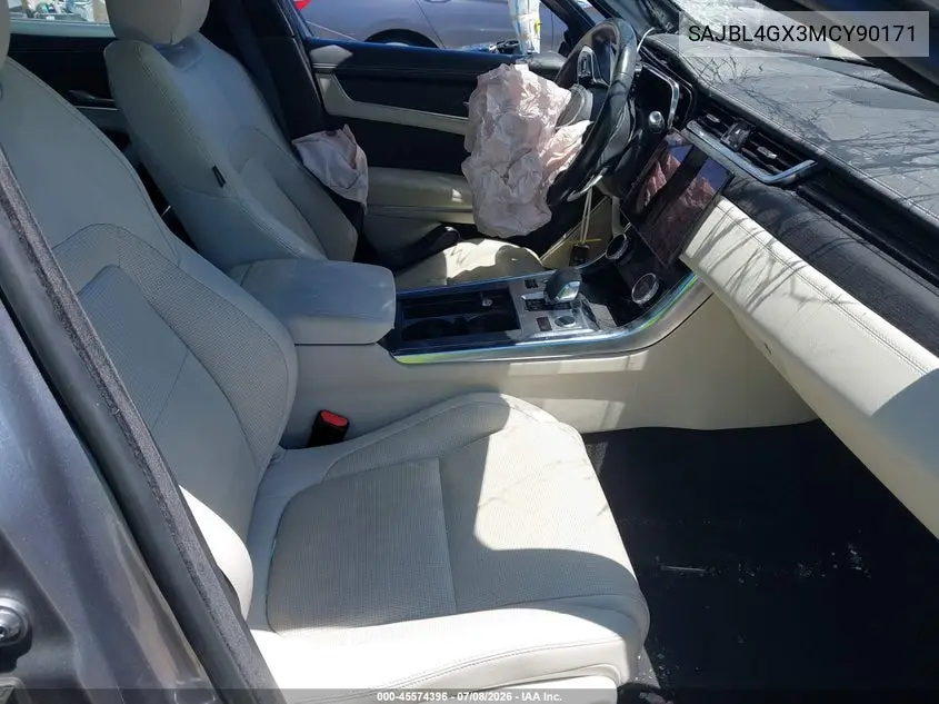 2021 Jaguar Xf R-Dynamic Se P300 Awd Automatic VIN: SAJBL4GX3MCY90171 Lot: 45574396