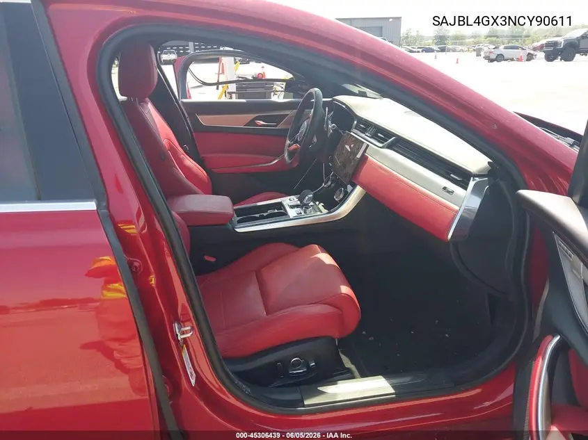 2022 Jaguar Xf R-Dynamic Se P300 Awd Automatic VIN: SAJBL4GX3NCY90611 Lot: 45306439